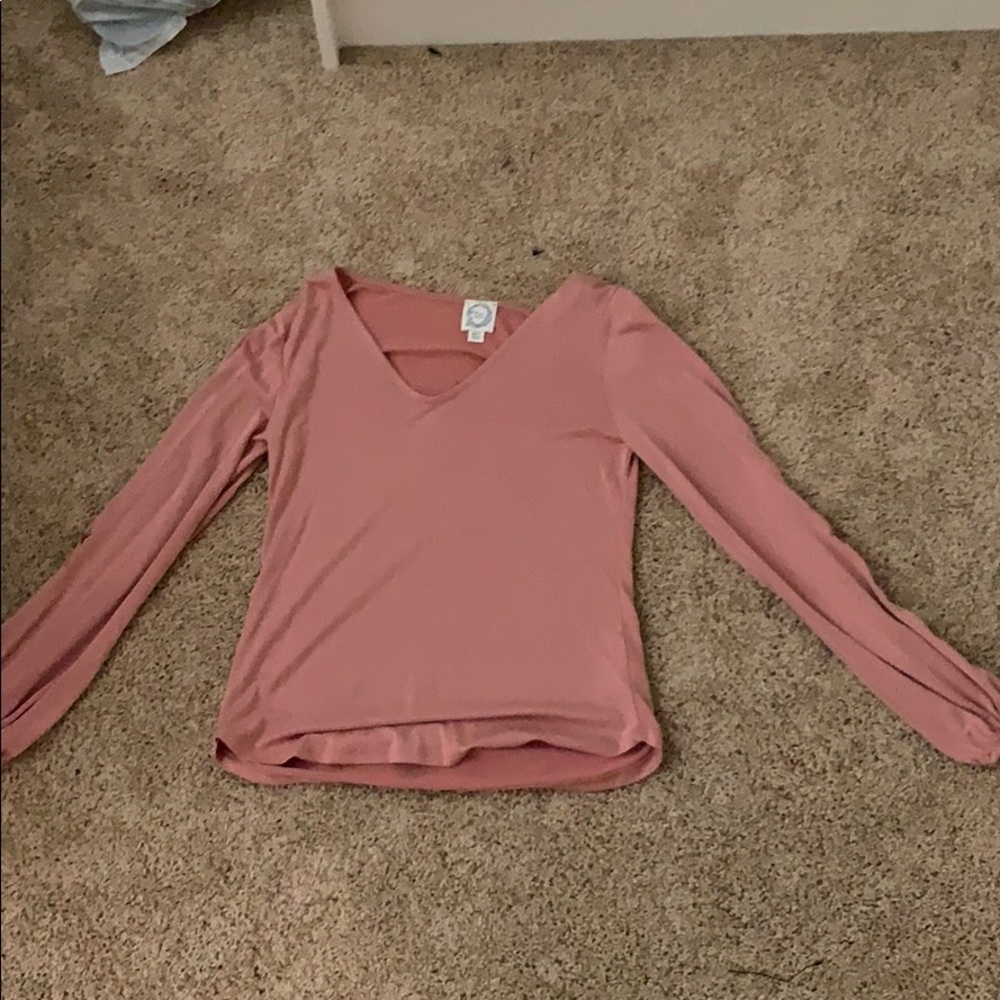 High low long sleeve